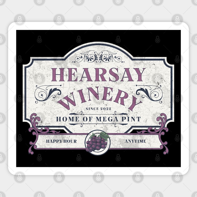 Hearsay winery Magnet by valentinahramov